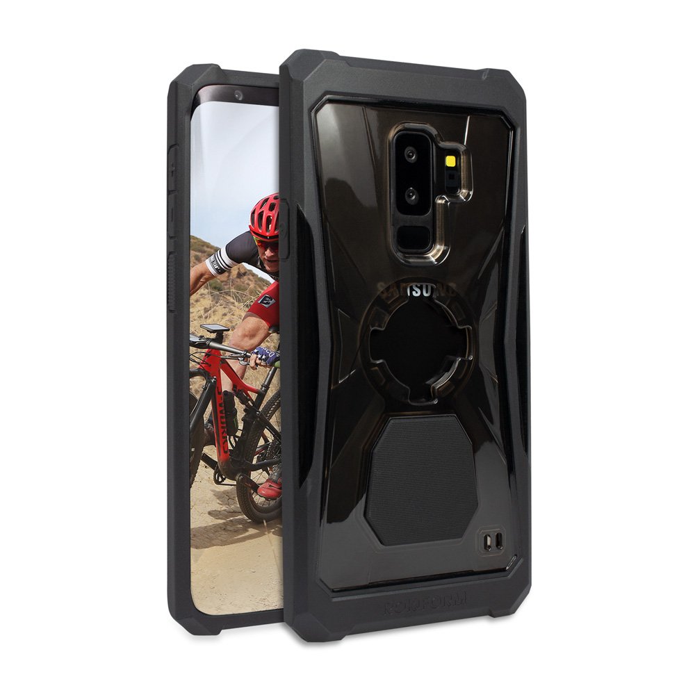 ROKFORM Galaxy S9 Plus Magnetic Case with Twist Lock - Military Grade Rugged Protective Cover for Samsung Galaxy S9 Plus (Black) | Secure Mounting for Car, Bike & Outdoor Adventures