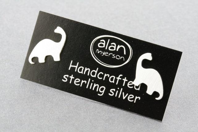 Dinosaur Stud Earrings - Sterling Silver 925 Hypoallergenic Jewelry for Women & Girls - Perfect for Gifts, Parties & Everyday Wear