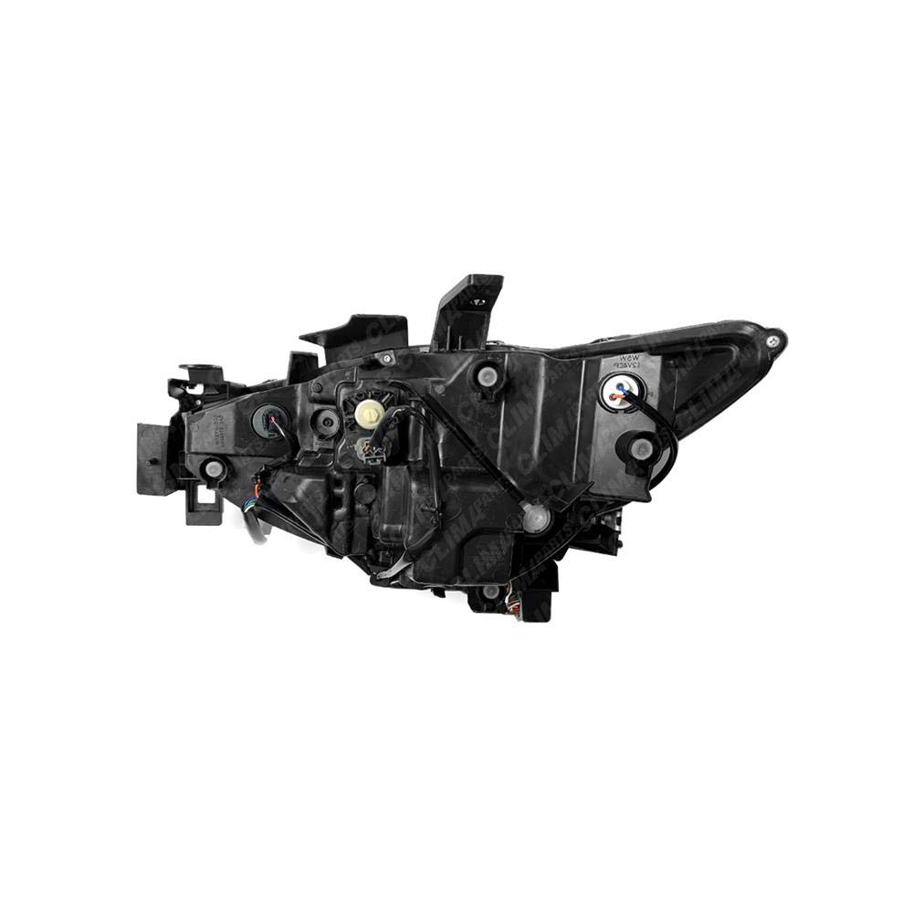 MA2503151 Right Side Headlight Assembly Compatible with 2017-2019 Mazda CX-5 (Non-AFS) - Replacement Headlamp for Improved Night Driving & Enhanced Visibility