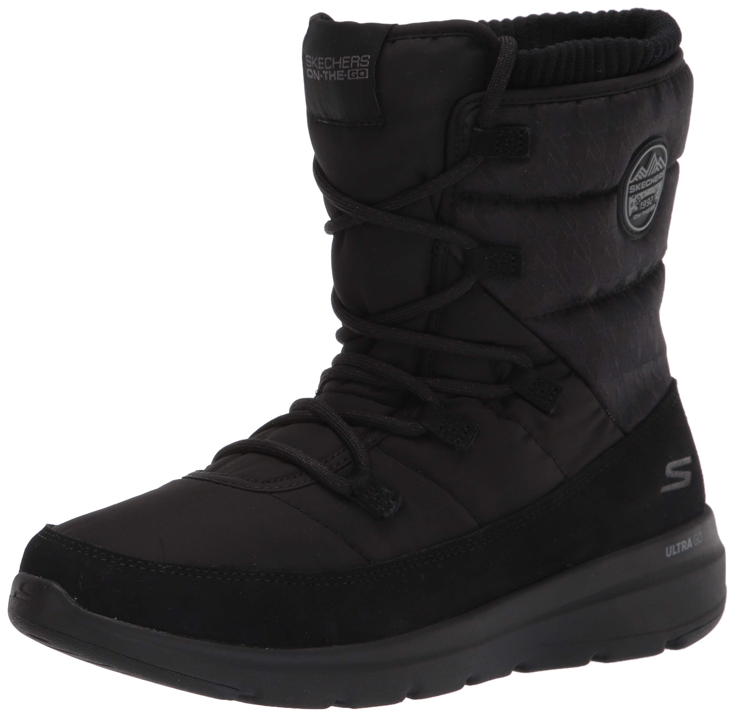 Skechers Women's Fashion Boots - Comfortable Ankle Booties for Casual Wear, Work & Outdoor Walking | Water-Resistant & Lightweight Design