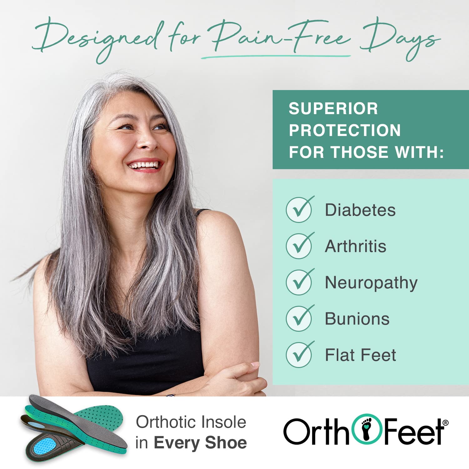 Orthofeet Women's Orthopedic Leather Adjustable Paloma Sandals for Plantar Fasciitis & Foot Pain Relief - Comfortable Walking Shoes for Women with Arch Support - Perfect for Travel, Work & Everyday Wear