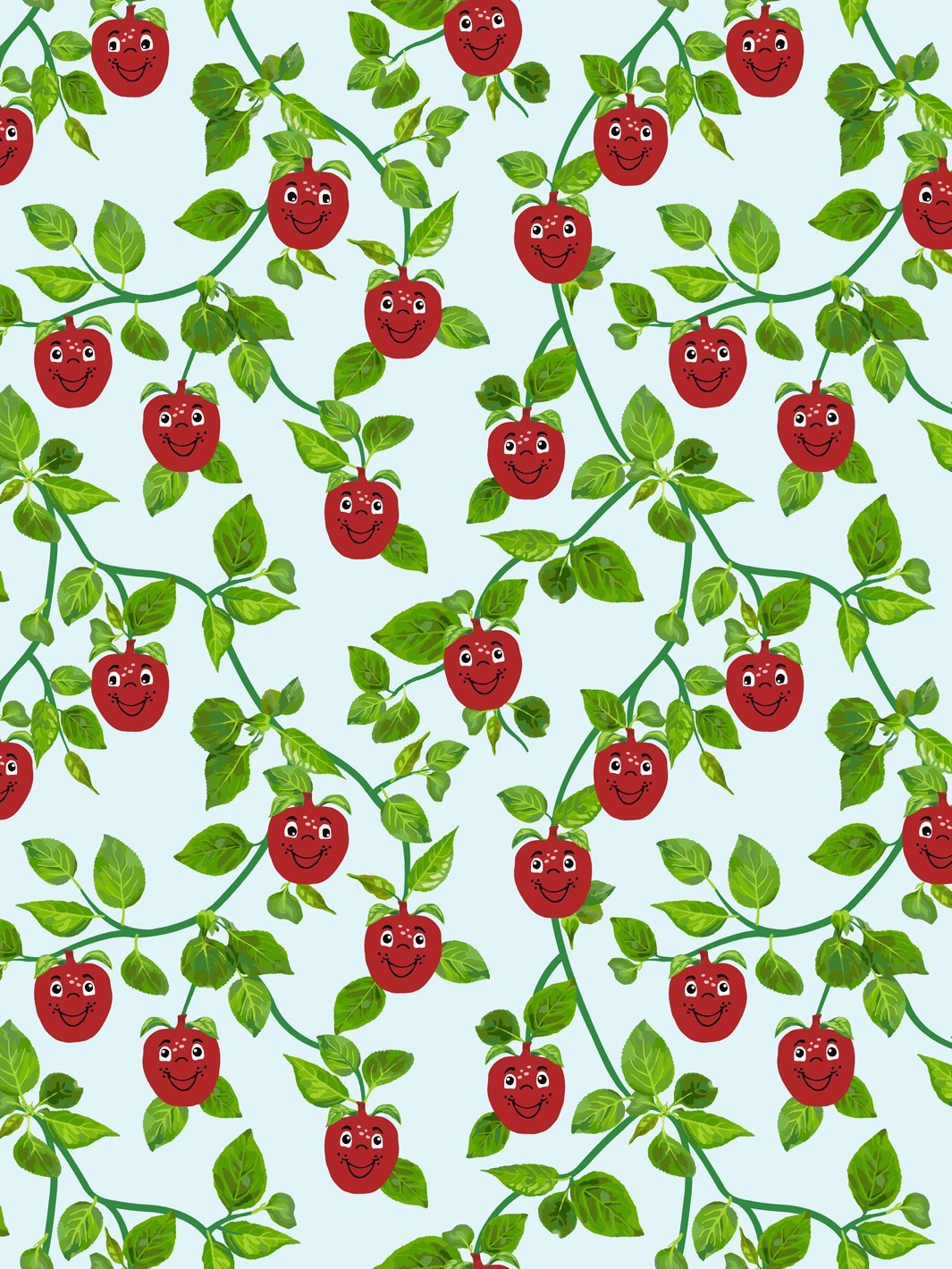 Happy Apple™ Branches Wallpaper by Fisher Price™ - Playful Nursery Decor for Baby Rooms & Kids Bedrooms