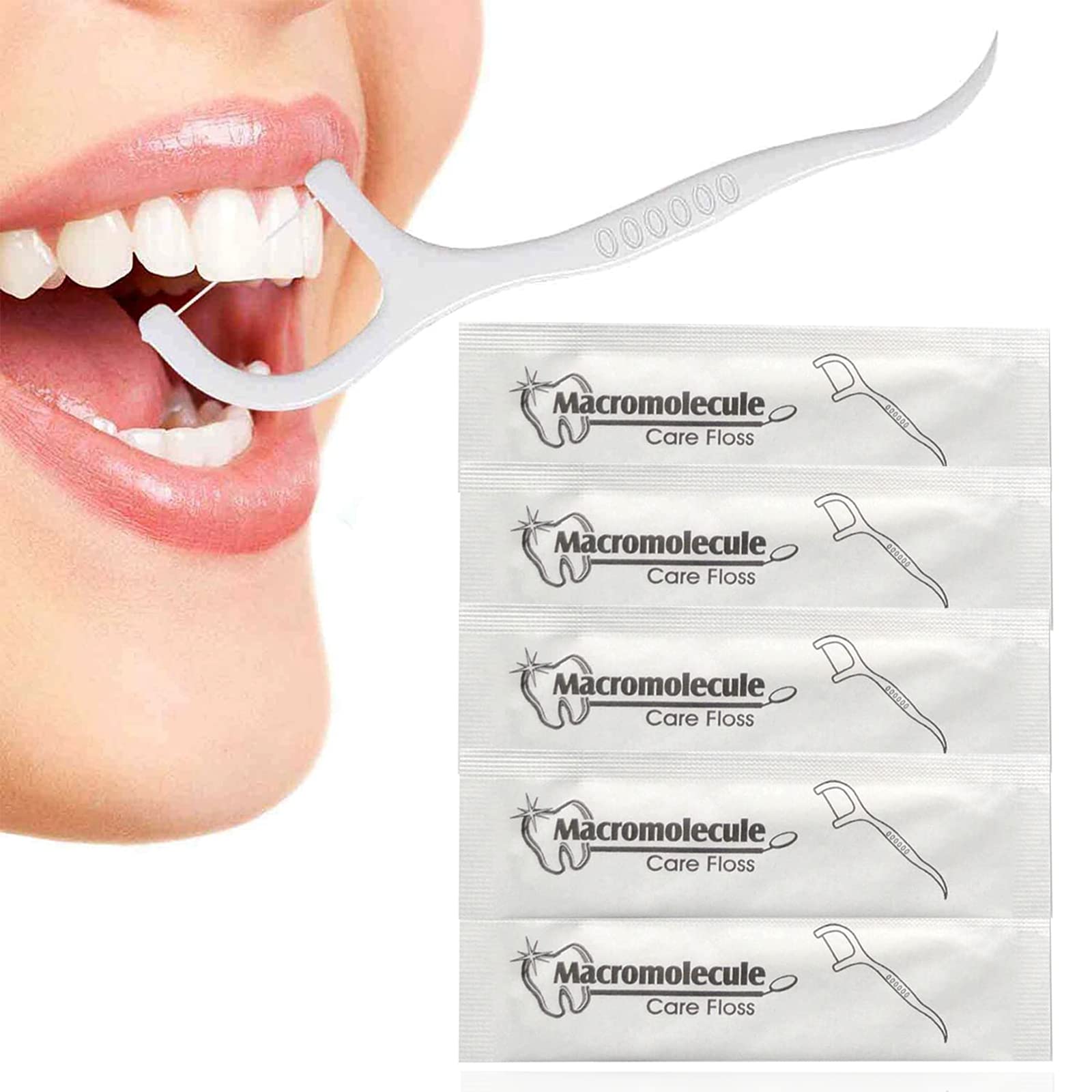 150 Count Individually Wrapped Dental Floss Picks | Unflavored Disposable Floss Sticks for Travel & On-the-Go Oral Care | Perfect for Home, Office, Gym Bag & Daily Hygiene Routine