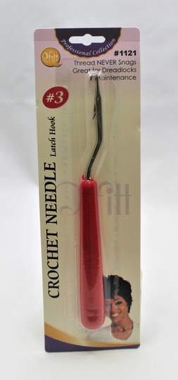 Qfit Latch & Hook Crochet Hair Braiding Tool for Natural Hair Extensions & Protective Styles - Perfect for Box Braids, Cornrows & Twist Hairstyles