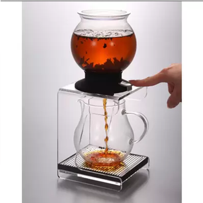 Hario V60 LARGO Glass Coffee Dripper - Perfect for Pour Over Brewing at Home or Office | Japanese Handmade Ceramic Drip Coffee Maker for Specialty Single Origin Beans