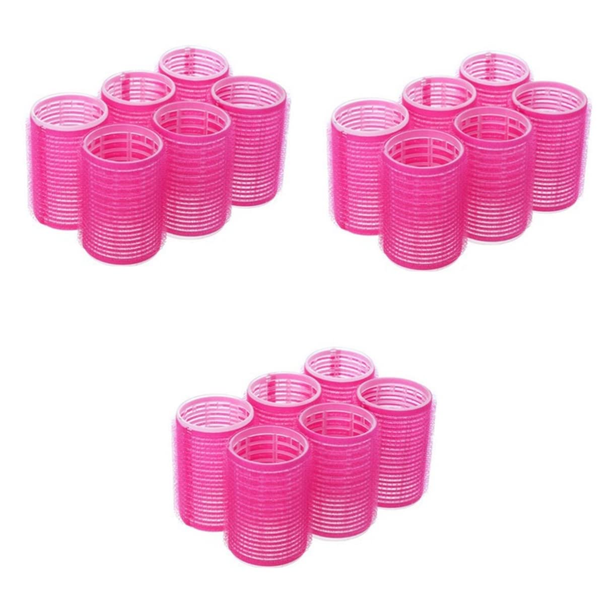 Beaupretty 18-Piece Large Self-Grip Hair Rollers Set for Volume & Curls - Salon Quality Air Styler Curling Tools for Home & Professional Use - Perfect for Parties, Weddings & Everyday Styling