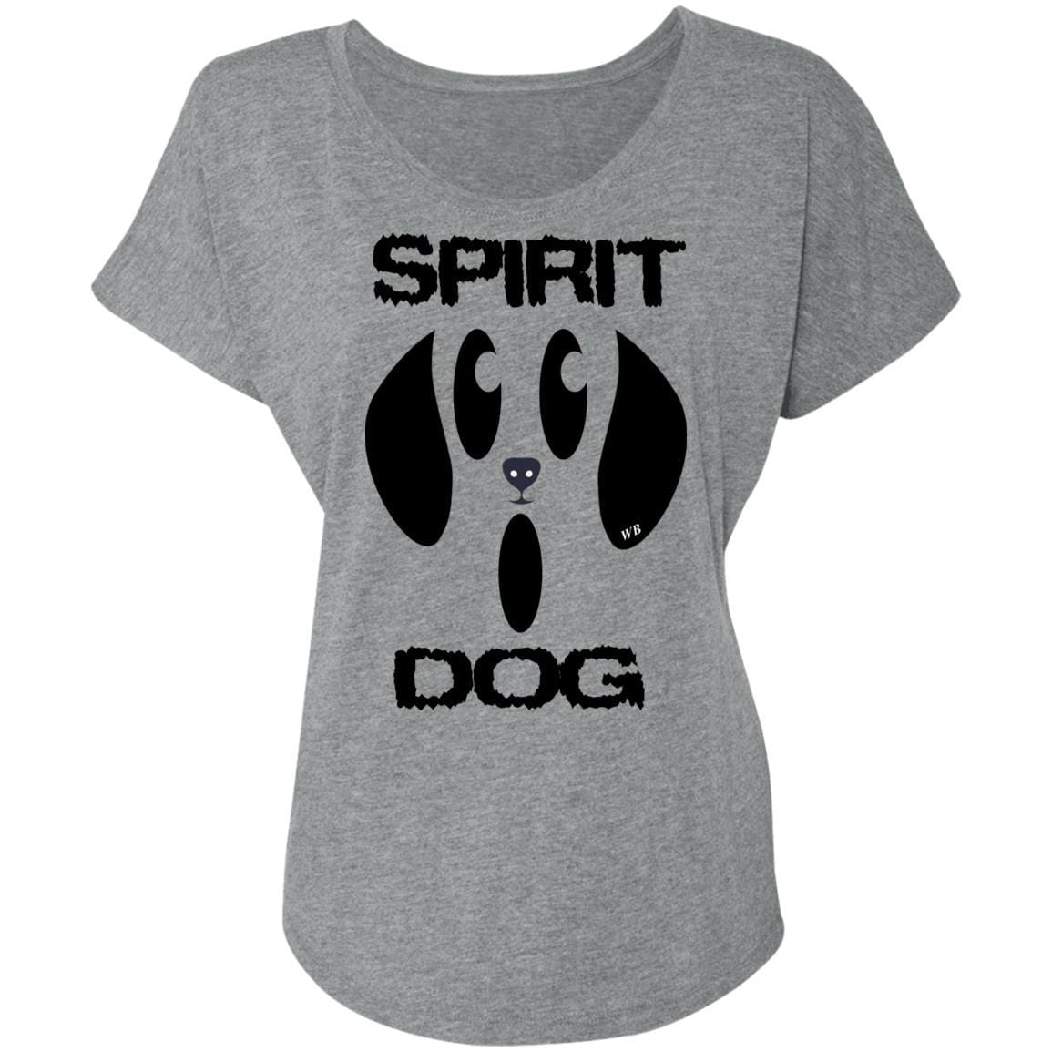 Spirit Dog Halloween Costume for Women - Stylish Triblend Dolman Sleeve Shirt | WineyBitches.Co | Perfect for Halloween Parties, Cosplay & Themed Events