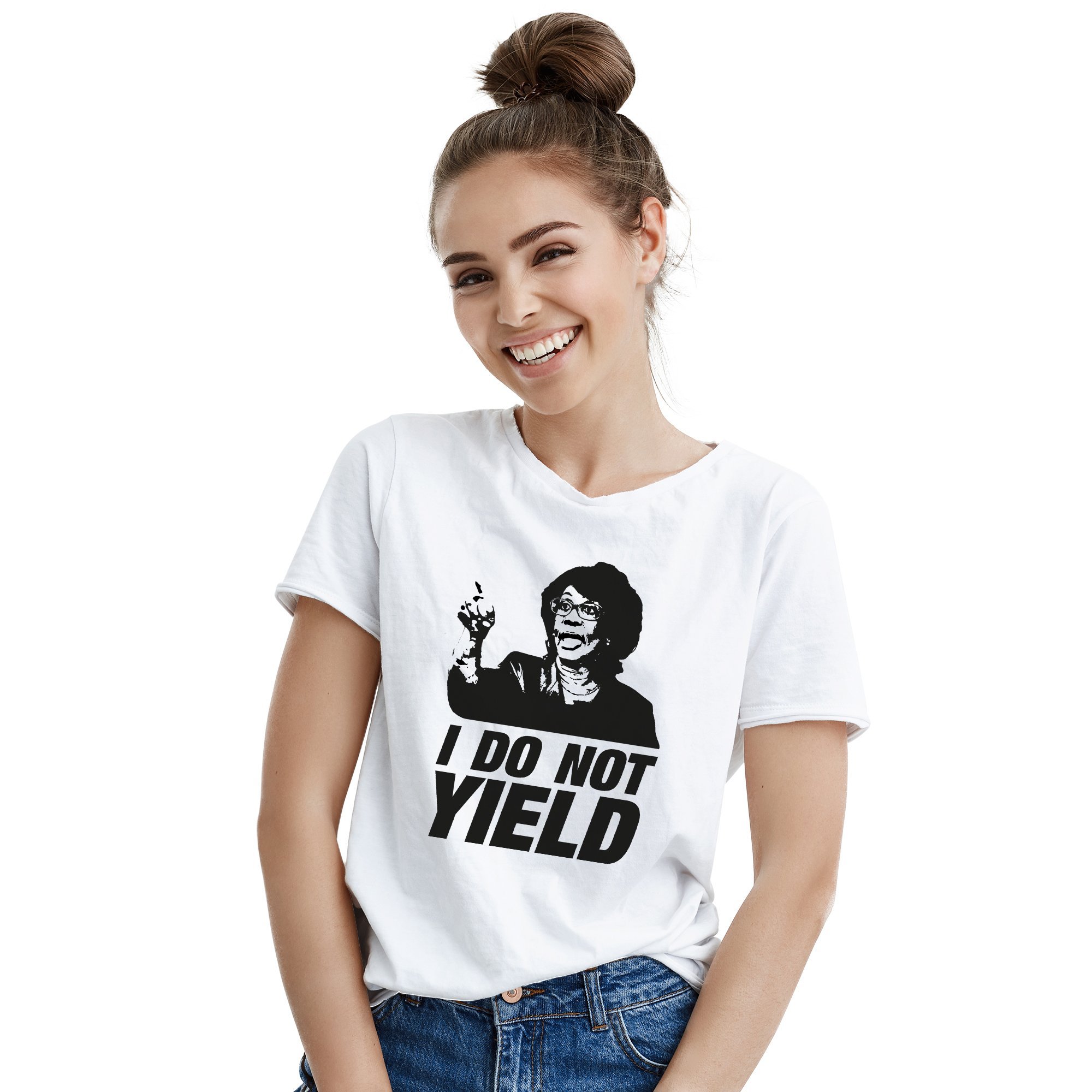 I Do Not Yield Shirt - Reclaiming My Time T-Shirt - Motivational Slogan Tee for Women & Men - Perfect for Protests, Workwear & Casual Outfits