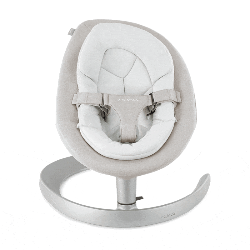 Nuna Leaf Grow Baby Swing with Toy Bar - Adjustable Infant Seat for Newborns to Toddlers - Perfect for Nursery, Living Room & Outdoor Use
