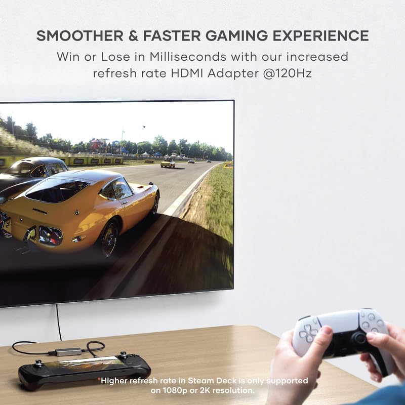 Satechi USB-C to HDMI 2.1 Adapter 8K@60Hz 4K@120Hz HDR Thunderbolt 3/4 Compatible for MacBook Pro/Air iPad Pro iPhone 15 - Perfect for Home Theater, Gaming & 4K/8K Video Streaming