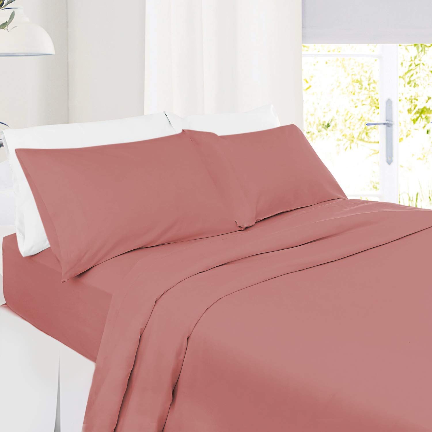 Luxury 4-Piece Twin XL Sheet Set - 800 Thread Count 100% Ultra-Fine Cotton Bedding, Deep Pocket Fits Mattress Up to 15