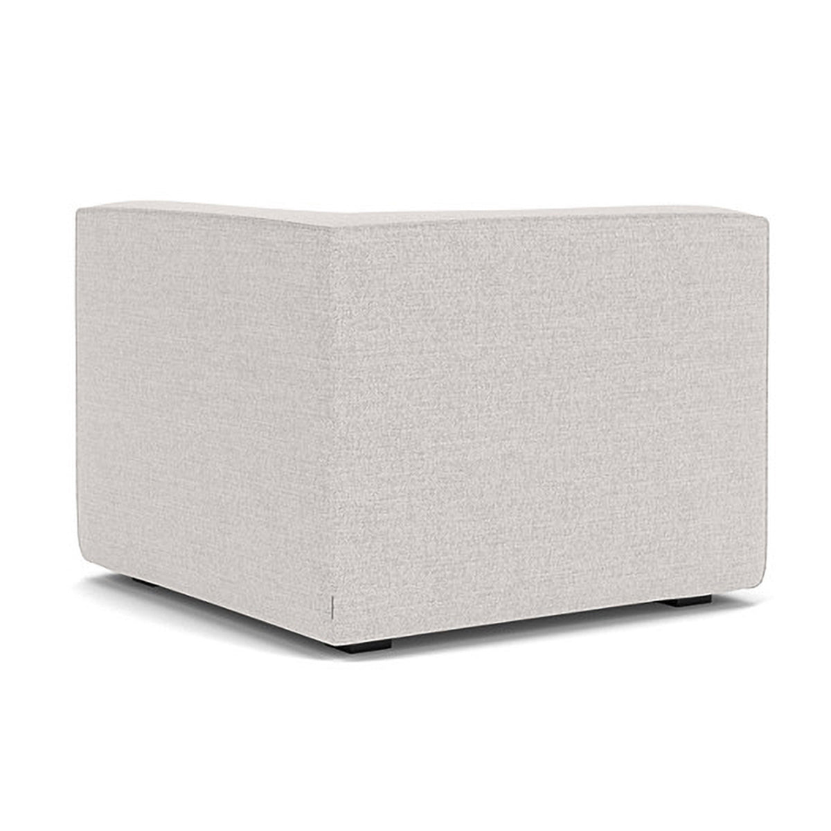 Modern Dane Fabric 1-Seater Left Corner Modular Sofa - Compact Sectional Couch for Small Living Rooms & Apartments
