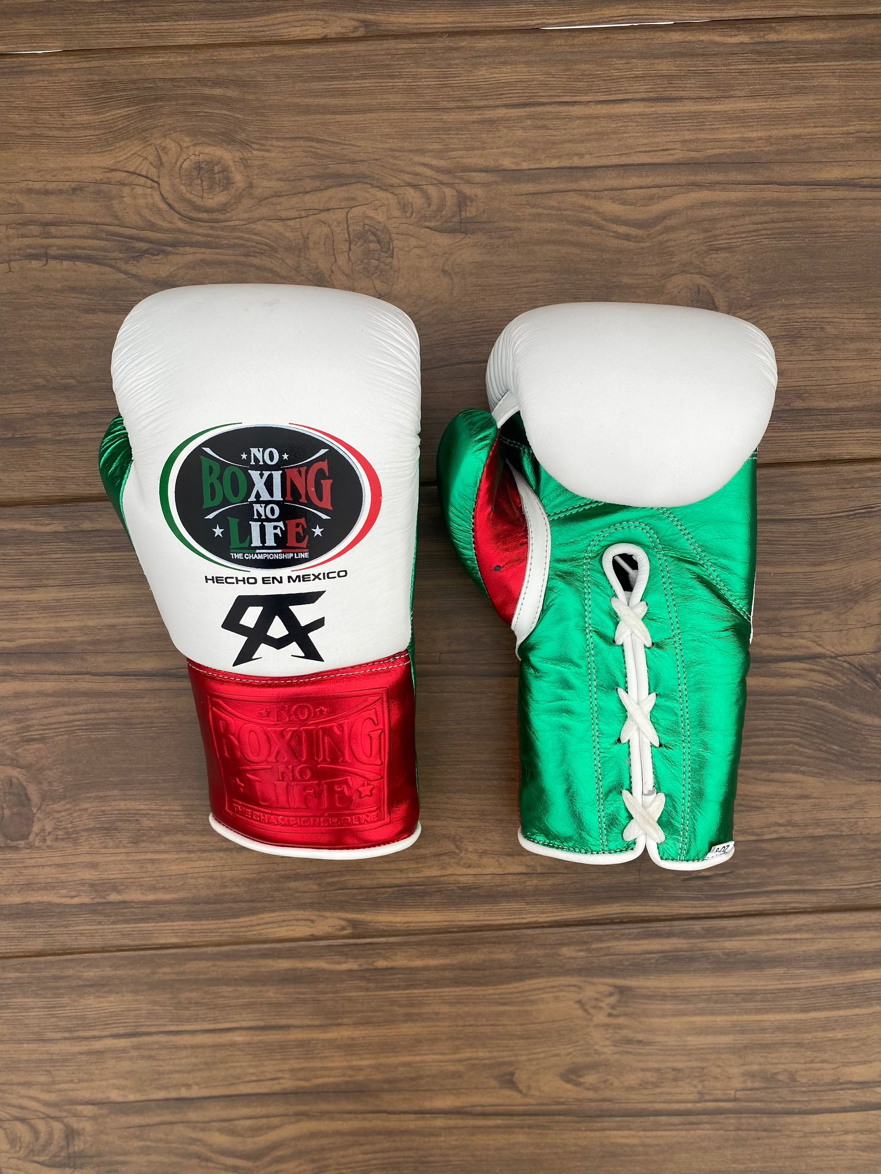 No Boxing No Life (NBNL) Premium Leather Boxing Gloves for Training & Sparring - Professional MMA, Muay Thai, Kickboxing Gear for Men & Women