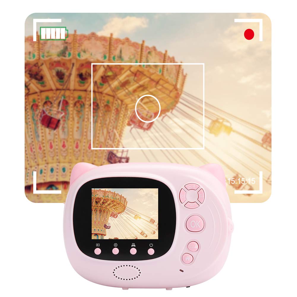 01 02 015 Kids Instant Camera - Portable Polaroid Camera with HD Photo Quality & Durable Design | Perfect for Travel, Birthday Gifts & Family Memories