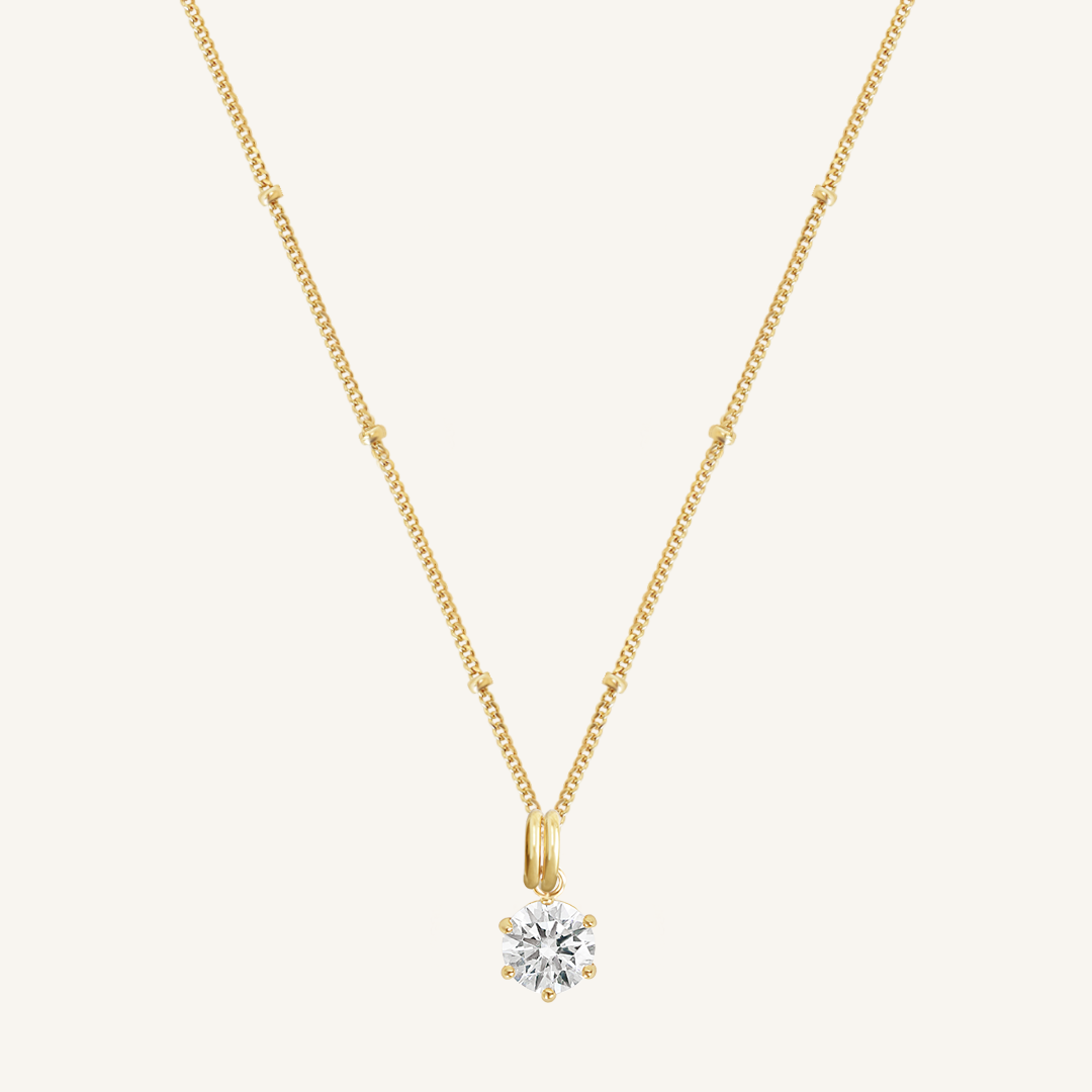 Grace Charm Necklace - Elegant Silver Pendant for Women | Perfect for Weddings, Date Nights & Special Occasions
