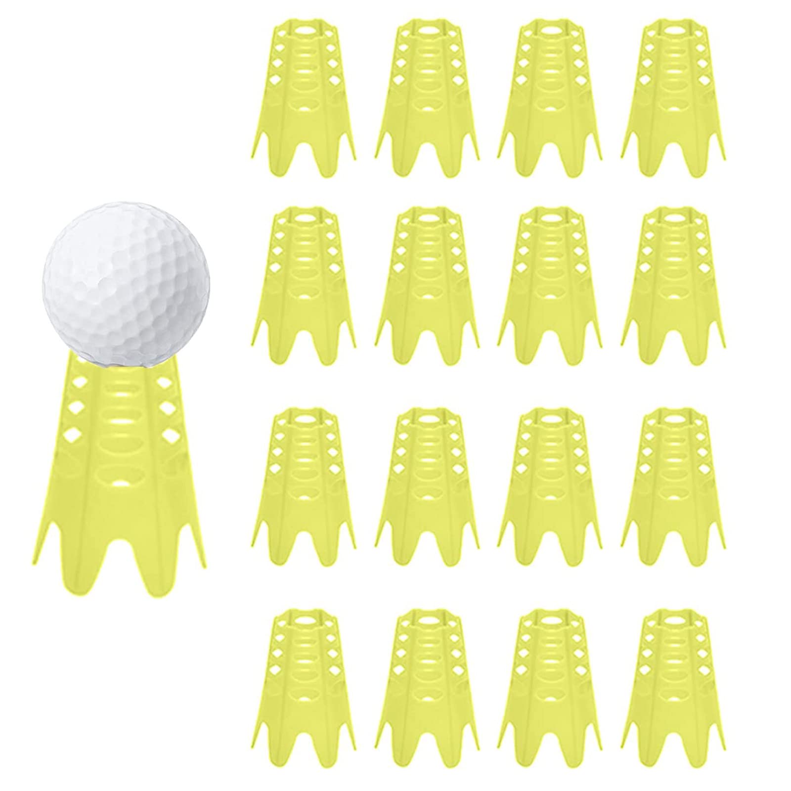 Premium Plastic Golf Simulator Tees - Durable Indoor Practice Tees for Golf Simulators, Winter Turf & Driving Ranges - Perfect for Home Training, Golf Clubs & Indoor Practice Sessions