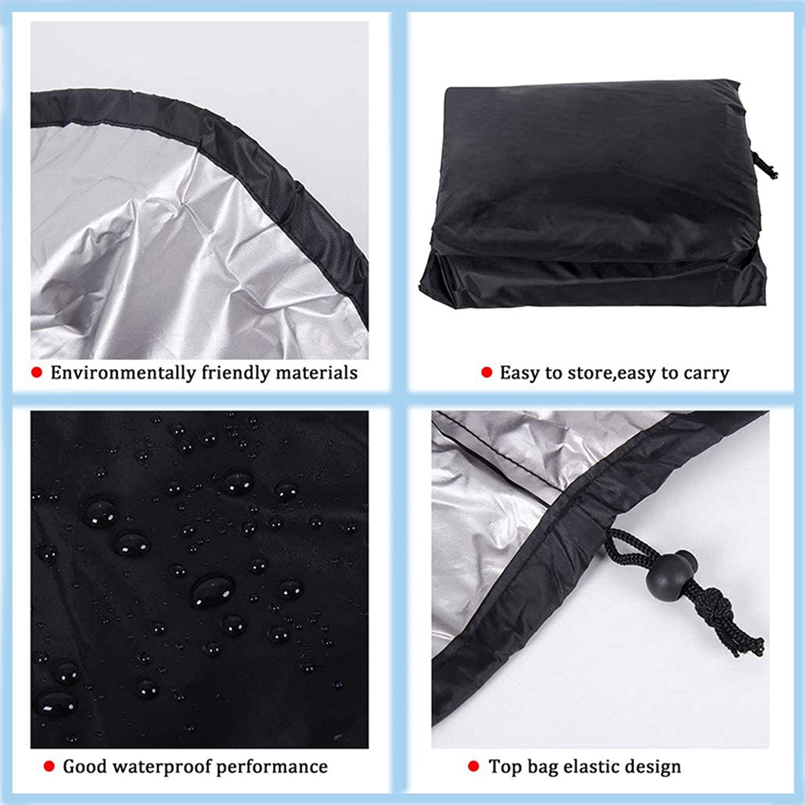 Waterproof Outdoor Egg Chair Cover (91''H x 80''W) - Durable Patio Hanging Egg Chair Protection for All Weather - Perfect for Garden, Balcony, and Poolside Use