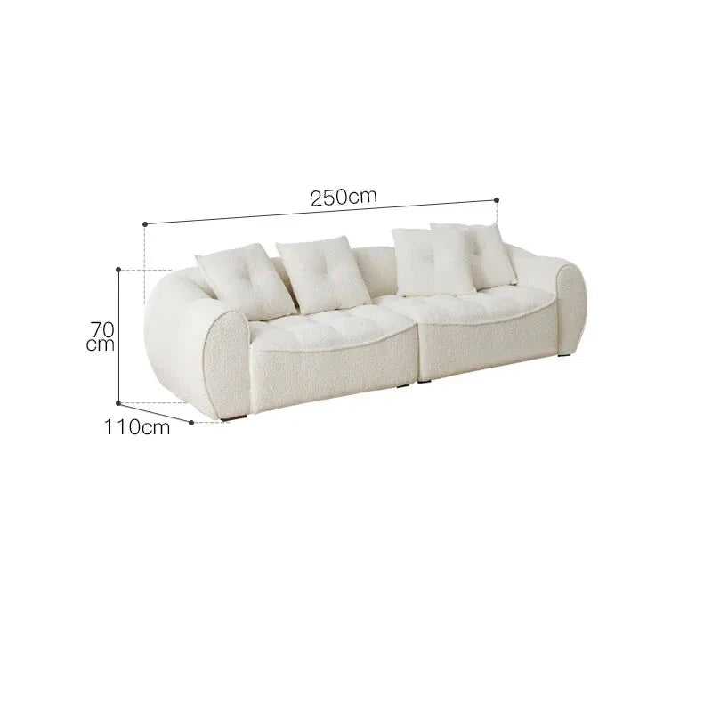 Classic Minimalist Sofa Set - Modern Living Room Furniture for Small Spaces, Apartments & Cozy Homes | Perfect for Relaxing, Entertaining & Stylish Decor