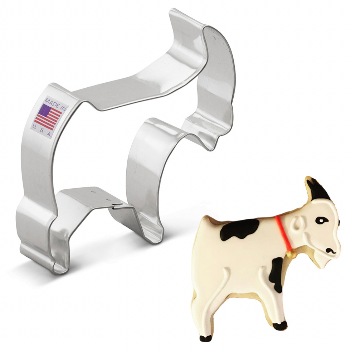 Goat-Shaped Cookie Cutter Set - Stainless Steel Baking Tools for DIY Cookies, Cakes, Pastries - Perfect for Christmas, Birthday Parties, and Farm-Themed Decorations