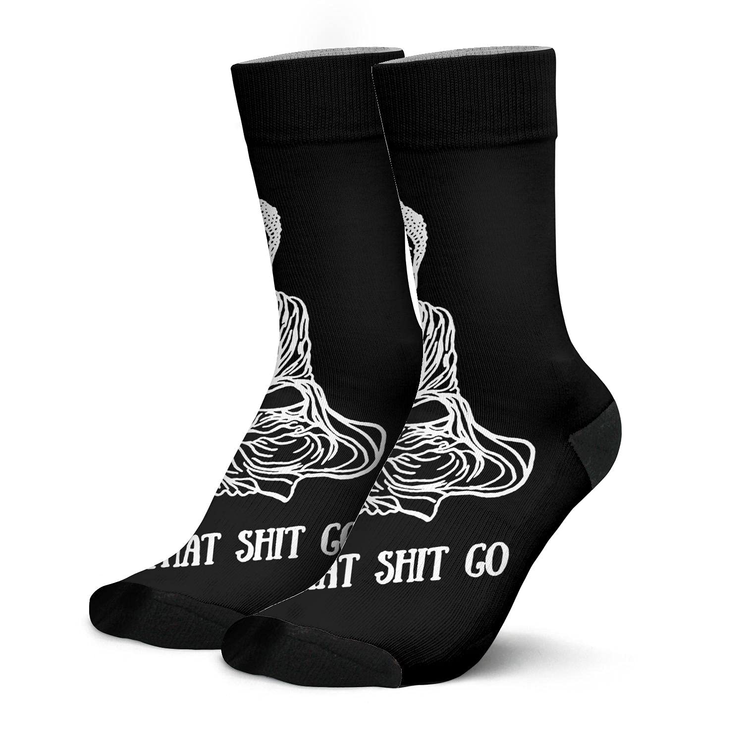 Comfortable High Ankle Crew Socks for Men & Women - Breathable Sports Socks with Cute Funny Designs - Perfect Gift for Athletes, Runners & Casual Wear