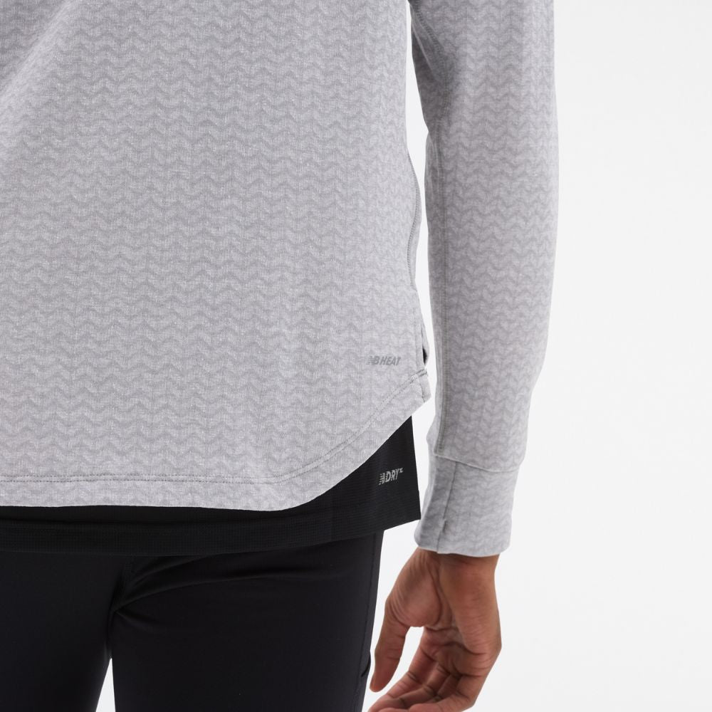 New Balance Men's Heat Grid Half Zip Pullover - Lightweight Running & Training Jacket for Cold Weather Workouts & Outdoor Activities