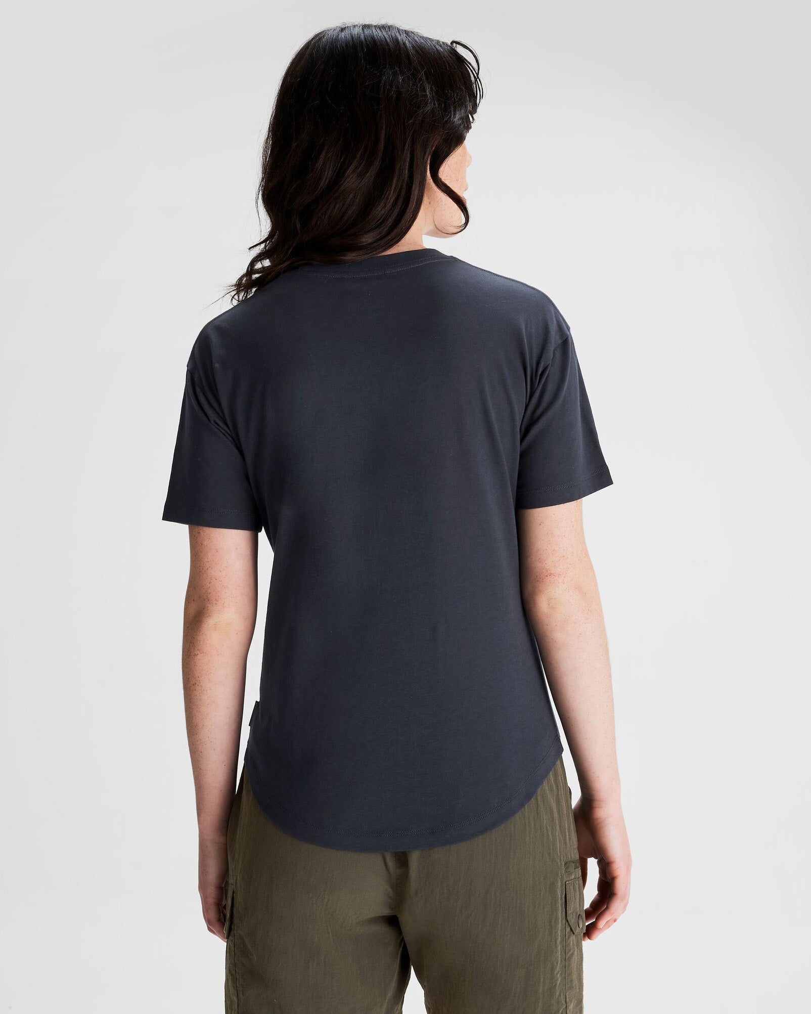 Organic Cotton Women's Solid Navy T-Shirt - Soft & Breathable Tee for Casual Wear, Workouts & Everyday Comfort