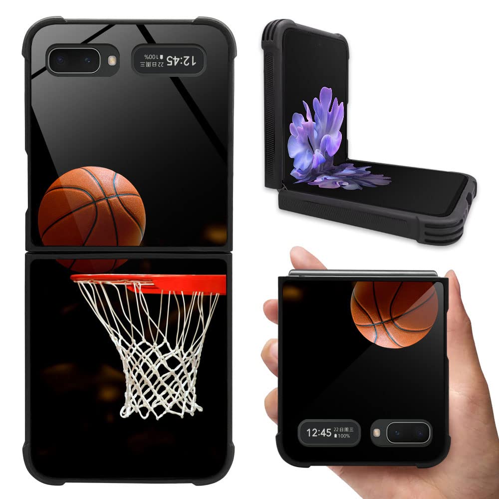Samsung Galaxy Z Flip 5G Case - Military Grade Protective Cover with Shockproof Corners & Anti-Scratch Design | Perfect for Basketball Games & Outdoor Activities