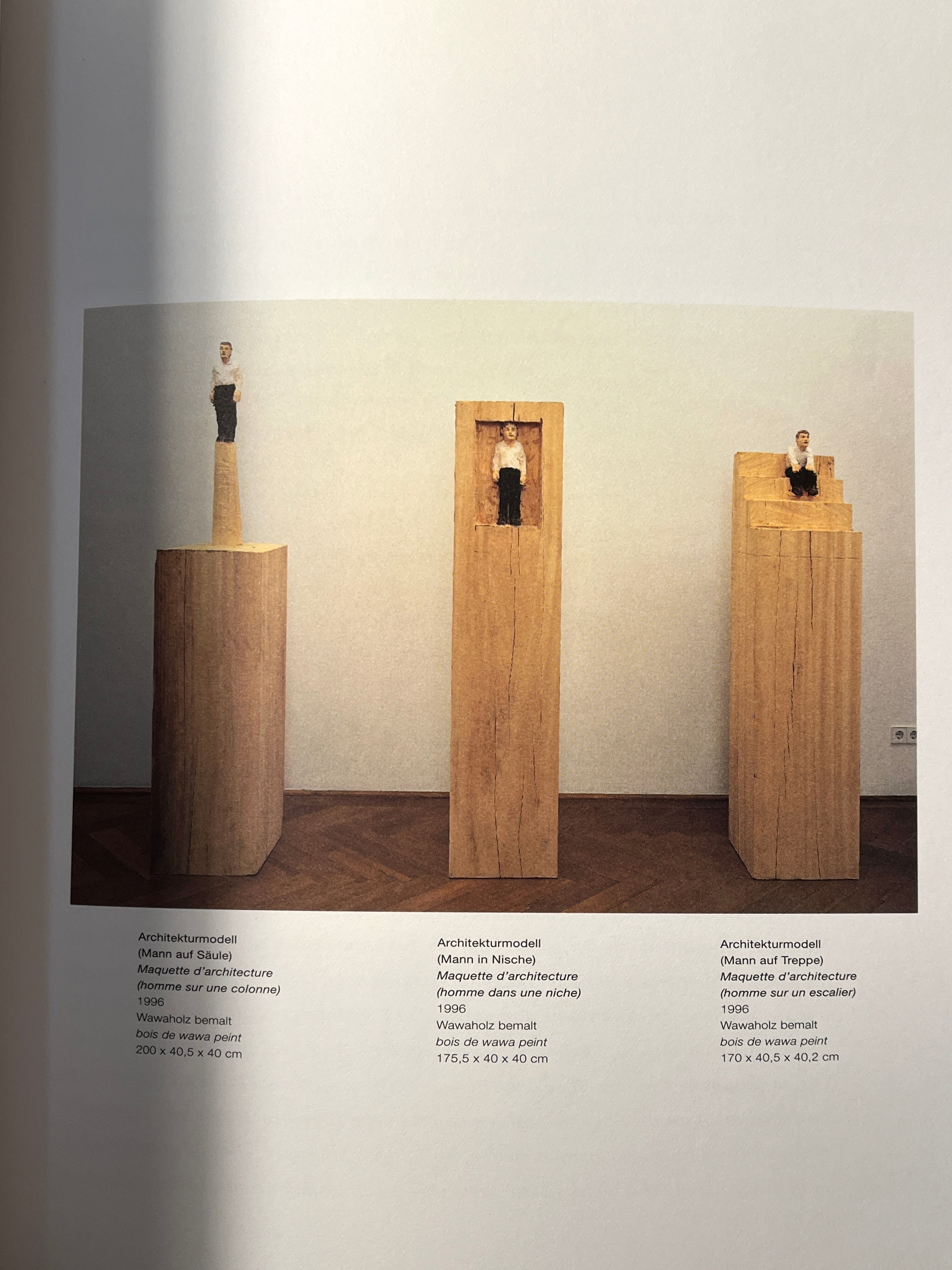 Stephan Balkenhol Art Book - Galerie Bernd Kluser 1996 Exhibition Catalog - SC VG Condition - Perfect for Art Collectors & Museum Studies