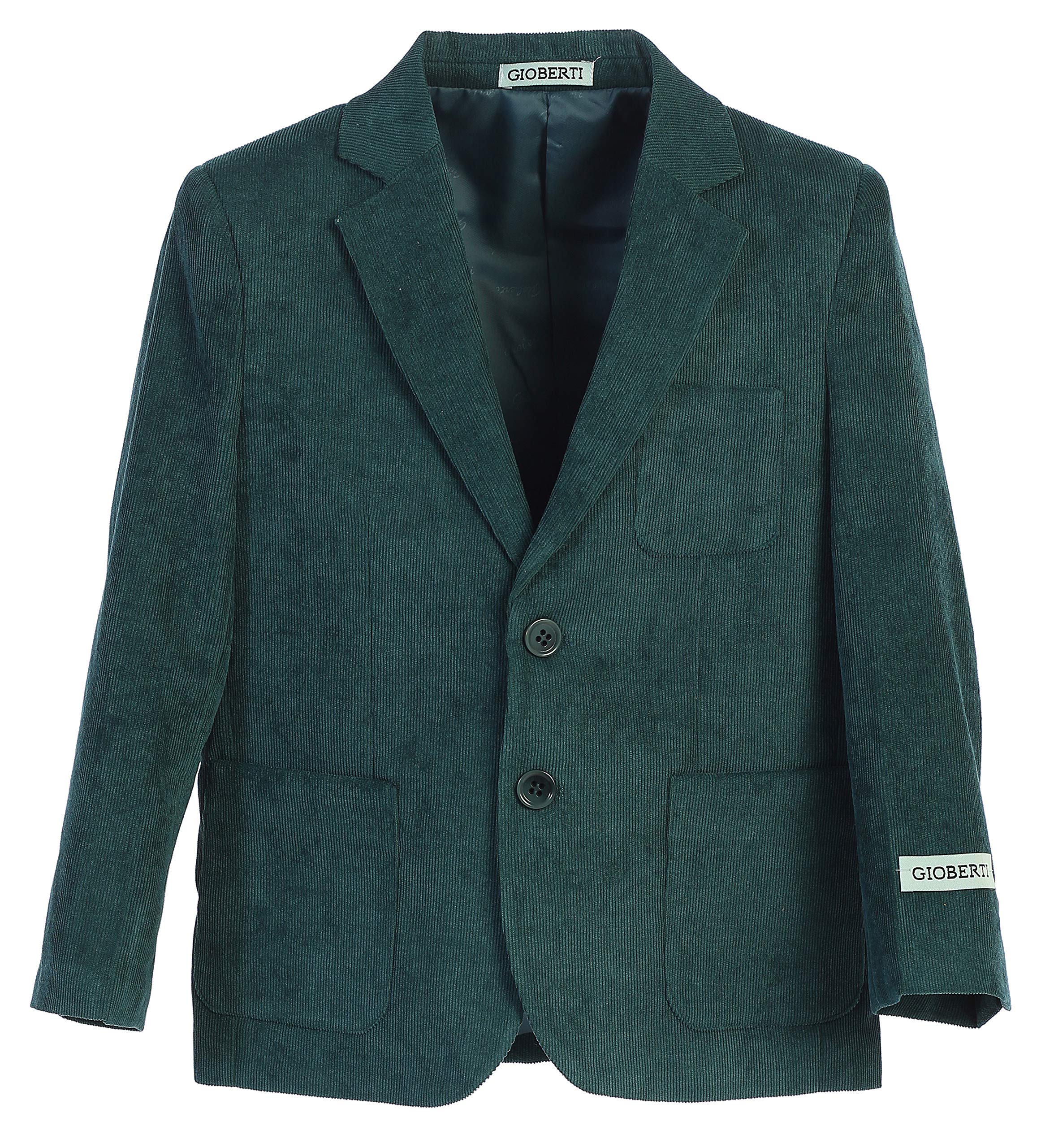 Gioberti Kids & Boys Corduroy Blazer Jacket - Stylish & Comfortable Formal Wear for School, Parties & Special Occasions