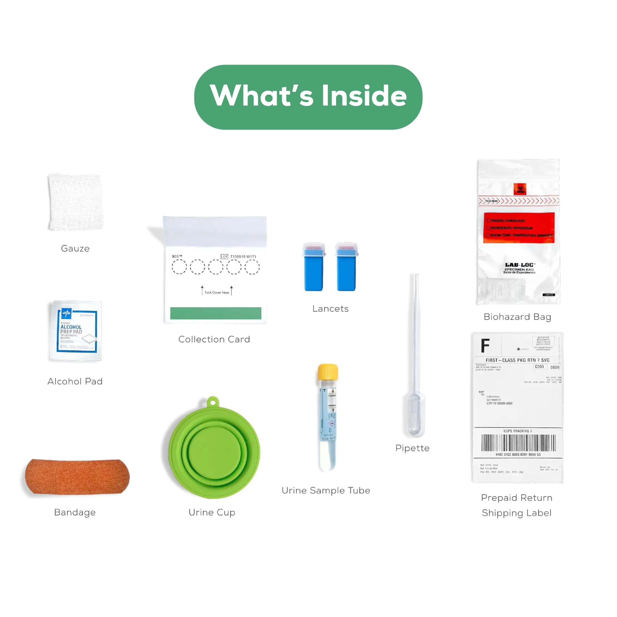 Everlywell At-Home STD Test Kit for Women & Men - 5 Common STDs Detection with Blood & Urine Samples | Fast Results in Days | CLIA Certified | Perfect for Private Health Screening & Relationship Checkups
