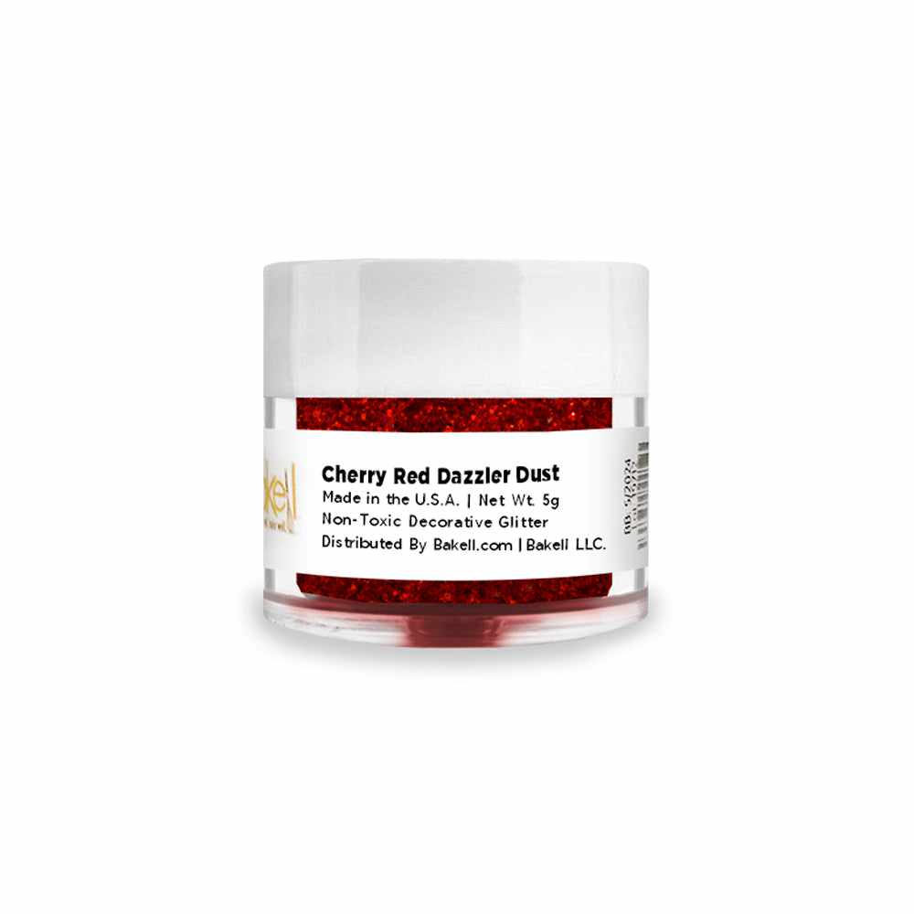 Premium Cherry Red Craft Glitter - Dazzler Dust® for DIY Projects, Scrapbooking, and Home Decor | Fine Glitter Powder for Art, Cards, and Holiday Crafts