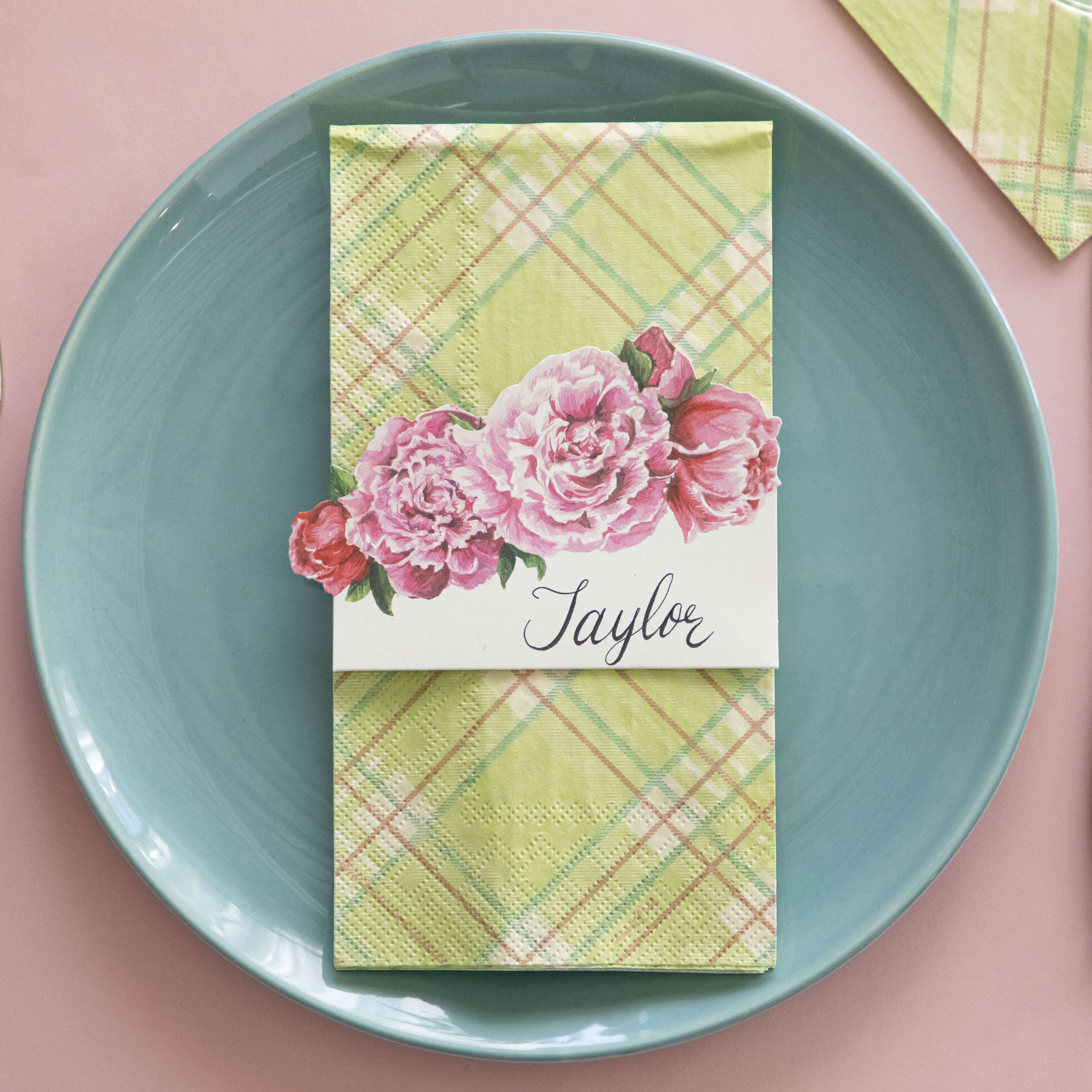 Bright Green Plaid Guest Napkins - 12 Pack Premium Cotton Cloth Napkins for Dinner Parties, Weddings & Holiday Gatherings - Elegant Table Decor & Eco-Friendly Alternative to Paper Napkins