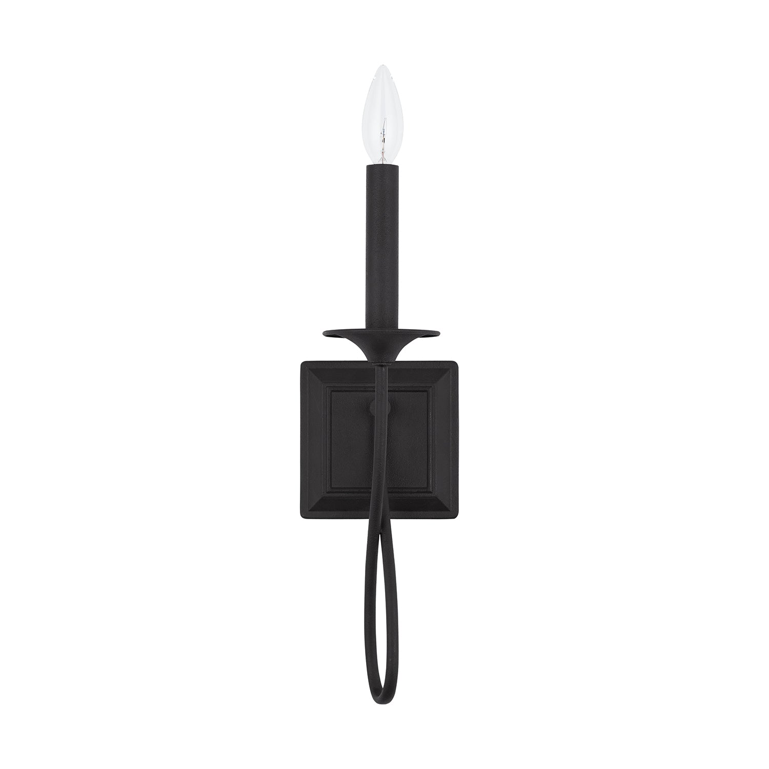 Capital Lighting One Light Wall Sconce - Modern Brass Finish Wall Light Fixture for Bedroom, Living Room & Hallway - Indoor Plug-in or Hardwired Installation