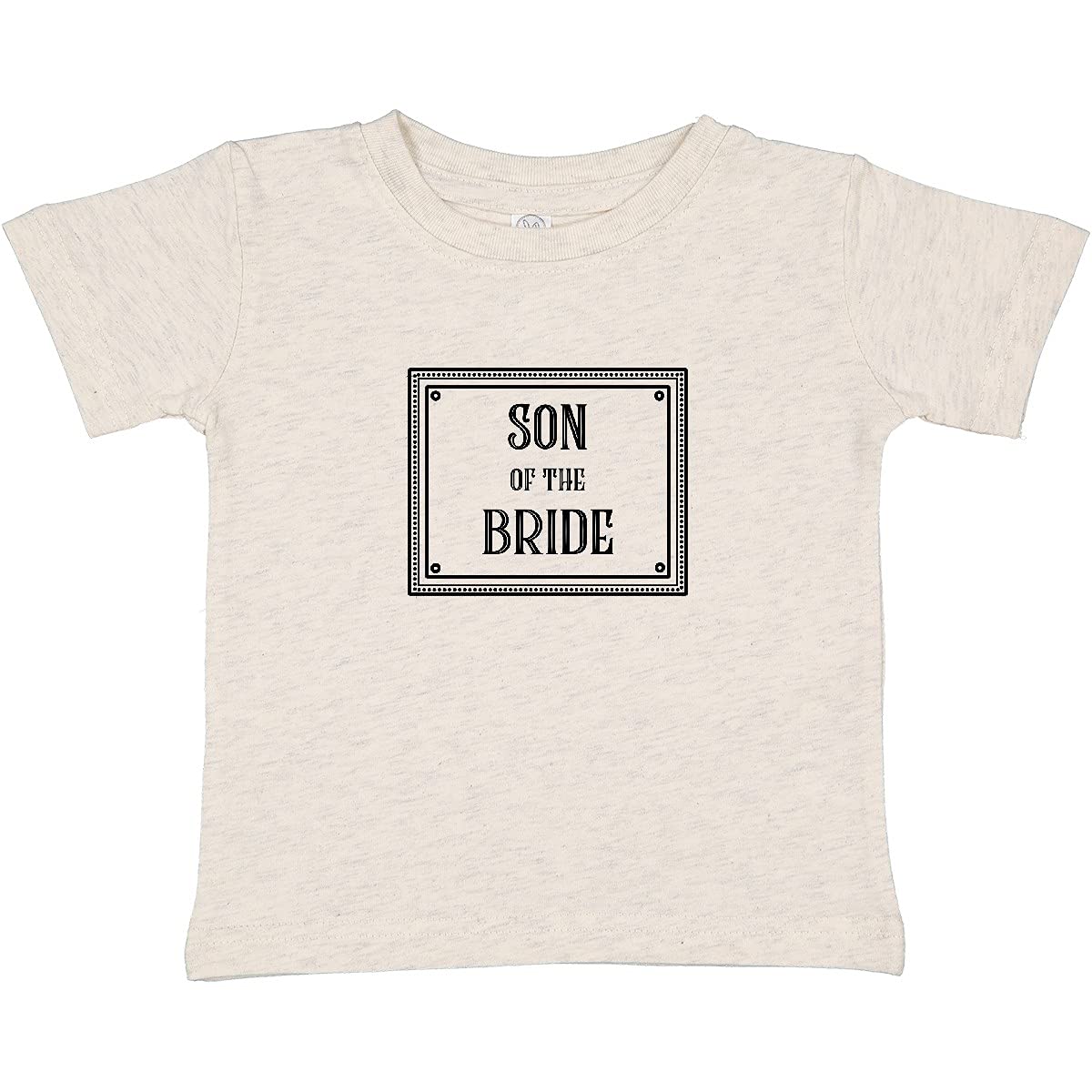 Inktastic Son of The Bride Baby T-Shirt - Cute Cotton Toddler Shirt for Wedding Party, Family Photos & Special Occasions
