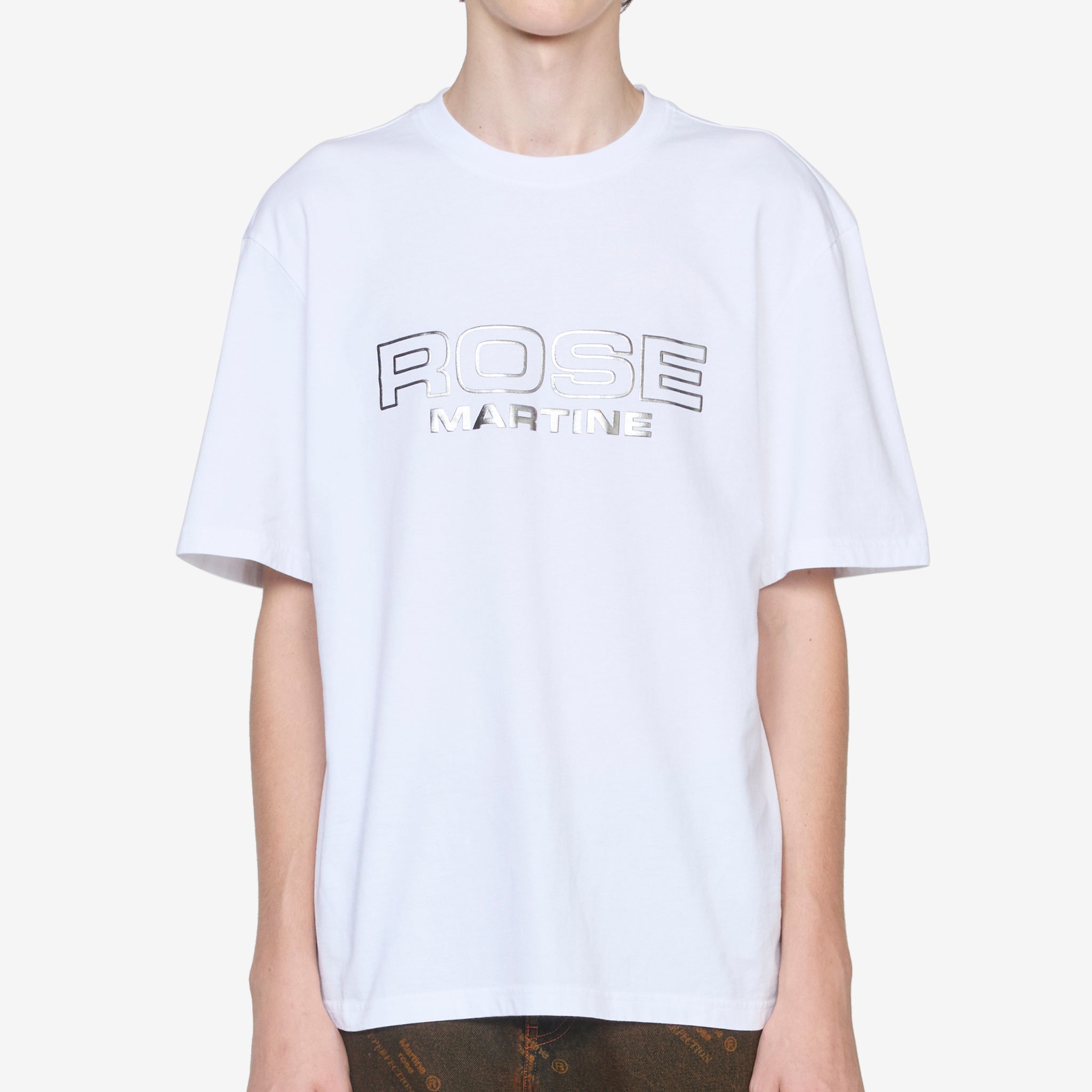 Classic White Rose Outline T-Shirt - Soft Cotton Vintage Tee for Women & Men - Perfect for Casual Wear, Date Nights & Gifting