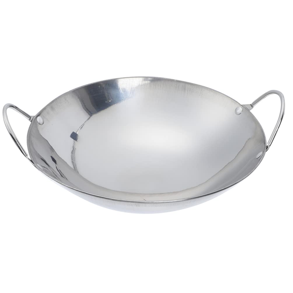 GANAZONO Stainless Steel Double Handle Overflow Pot - Non-Stick Thickened Cooking Pot for Kitchen, Restaurant & Home Use | Perfect for Soup, Stew, Pasta & Hot Pot Cooking