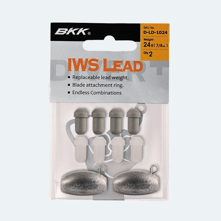 BKK IWS Lead - High-Quality Fishing Weights for Saltwater & Freshwater - Perfect for Bass, Trout, and Catfish Fishing