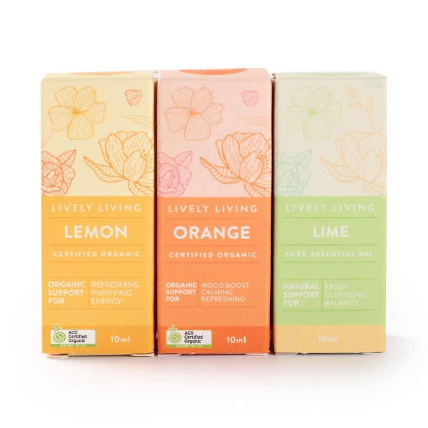 Citrus Burst Essential Oil Trio Set - 100% Pure Lemon, Orange & Grapefruit Oils for Aromatherapy, Diffusers & DIY Skincare | Uplifting Mood & Energy Boost