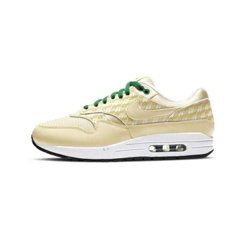 Nike Air Max 1 Premium Sneakers - Lemonade & Lime Green Colorway | Comfortable Running Shoes for Men & Women | Perfect for Gym, Jogging and Streetwear Fashion