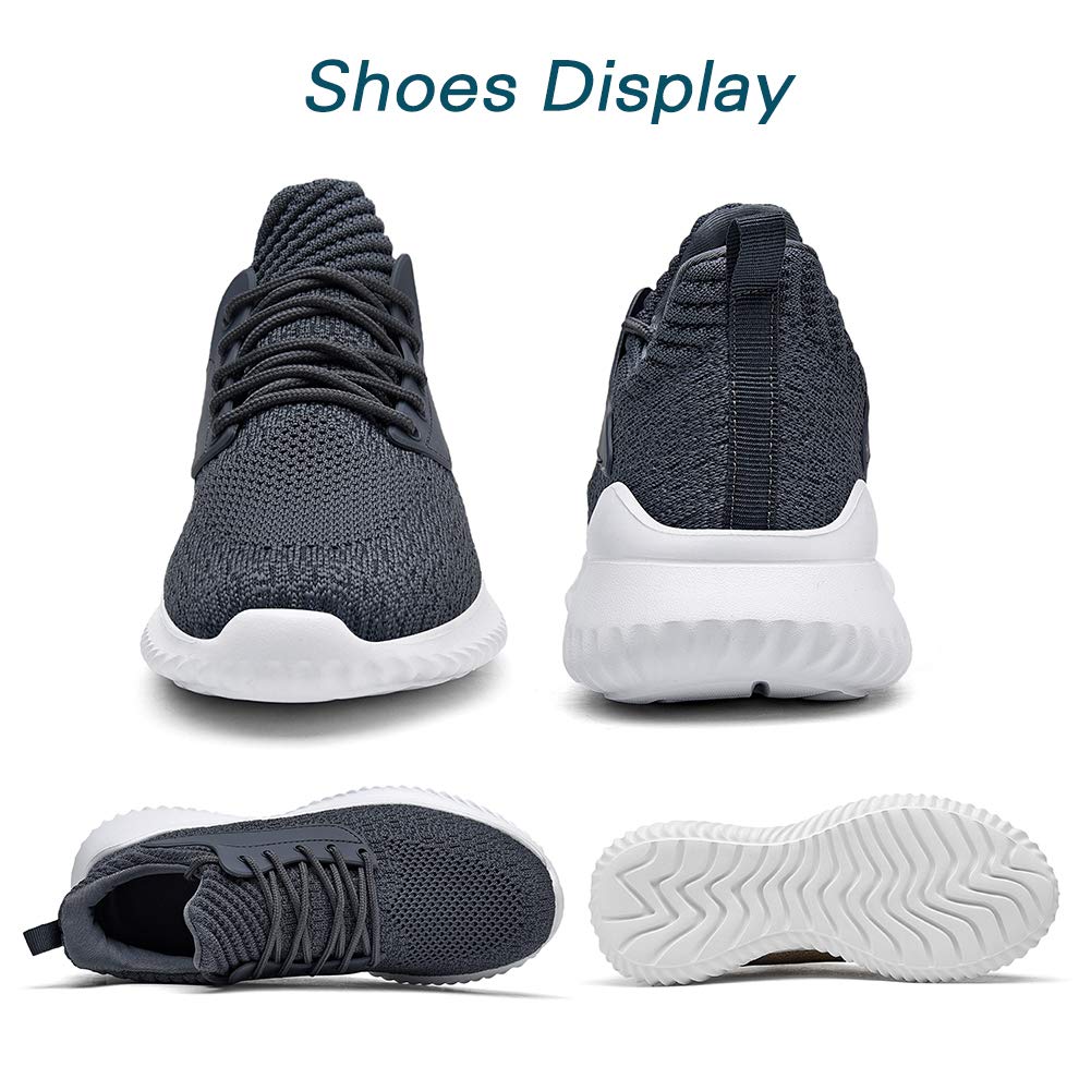 Akk Women's Slip-On Walking Shoes - Lightweight Memory Foam Running Sneakers for Tennis, Gym, Workout | Indoor & Outdoor Comfort for Walking, Jogging, Fitness Training