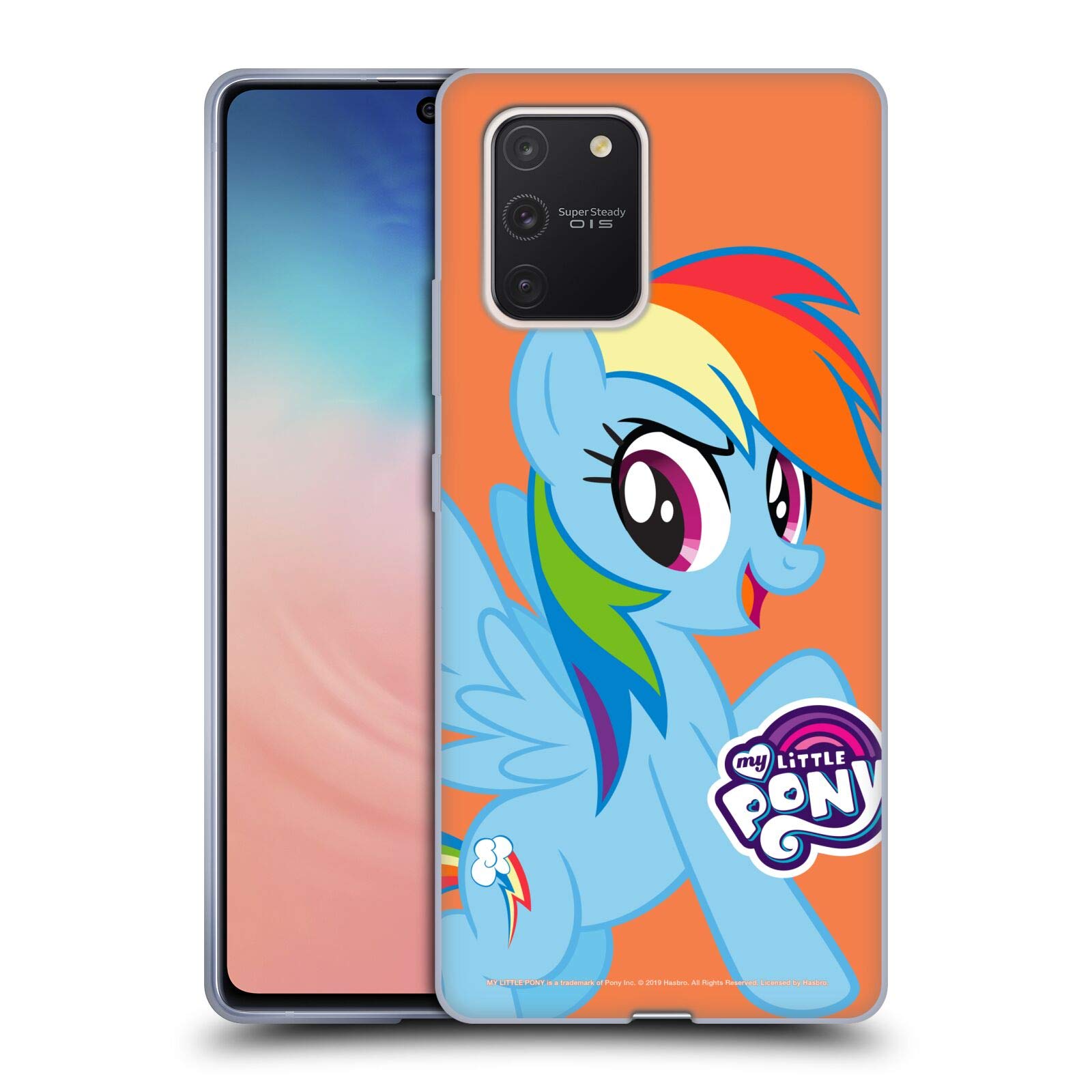 Officially Licensed My Little Pony Rainbow Dash Soft Gel Phone Case for Samsung Galaxy S10 Lite - Cute Cartoon Character Protective Cover for Kids & Fans | Perfect Gift for Birthday, Party & Daily Use