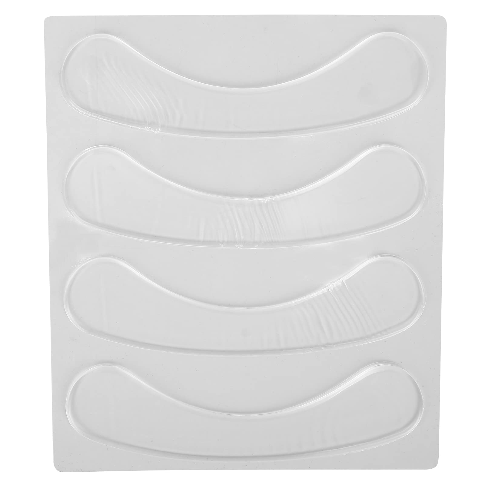4pcs Reusable Silicone Lip Anti-Wrinkle Patches - Transparent Wrinkle Smoothing Patches for Lips & Smile Lines, Overnight Treatment for Fine Lines - Perfect for Nighttime Skincare & Anti-Aging Routine