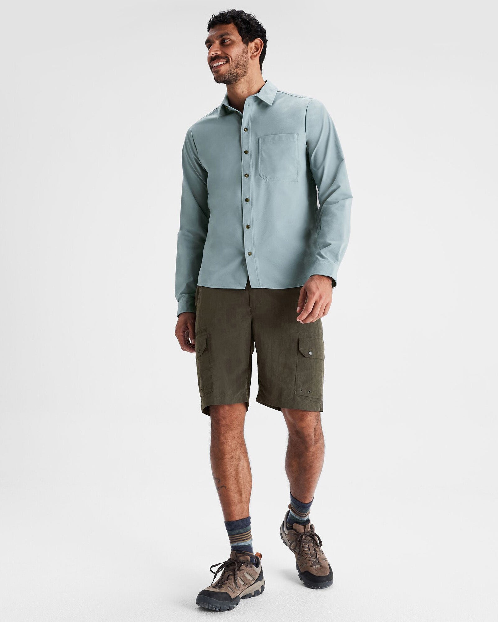 Men's Corsair Long Sleeve Vapor Shirt - Moisture Wicking Performance Top for Hiking, Gym & Outdoor Activities