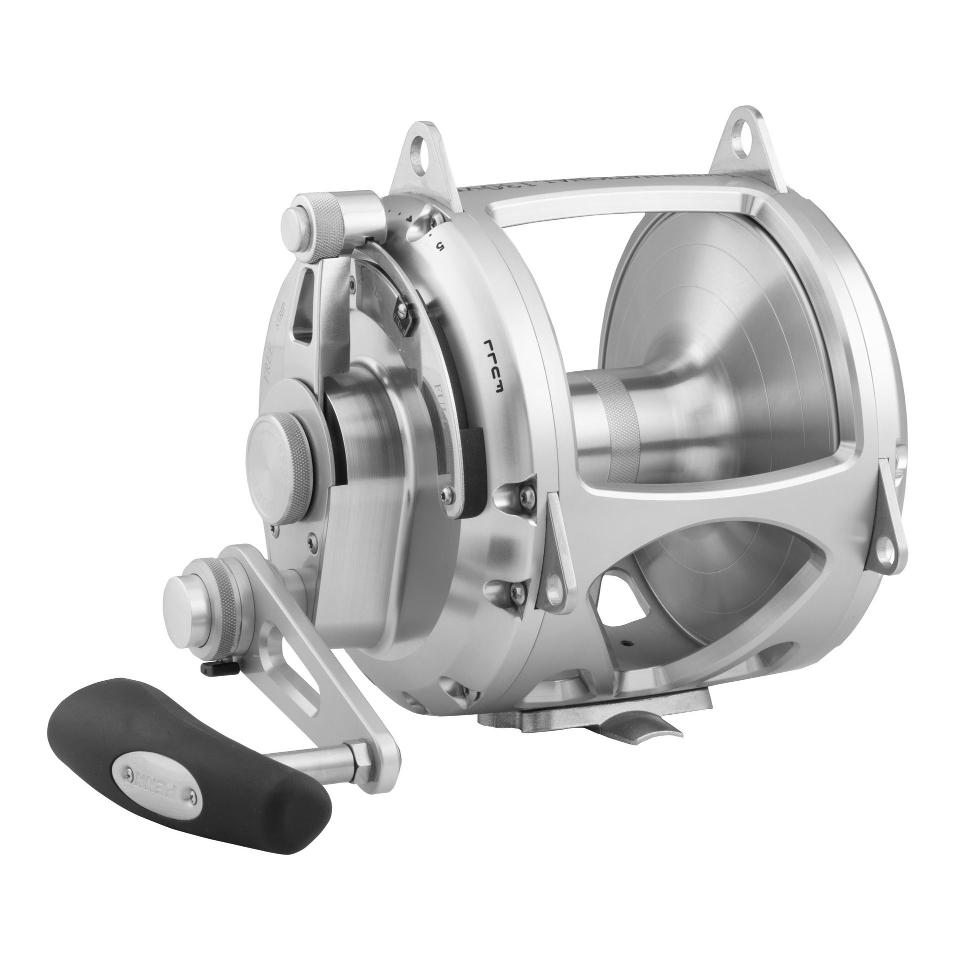 International® VIS Two Speed Conventional Fishing Reel - Saltwater & Freshwater Angling Gear for Offshore & Inshore Fishing