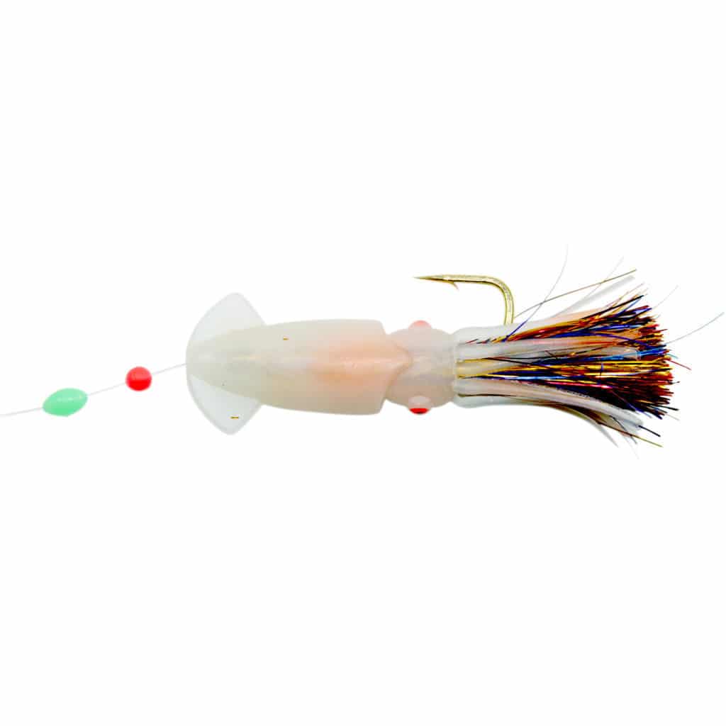 Premium Ahi USA 3.5 Rock Cod Squid Rigs - Saltwater Fishing Lures for Rockfish, Lingcod & Bottom Fishing | Ideal for Ocean & Deep Sea Angling