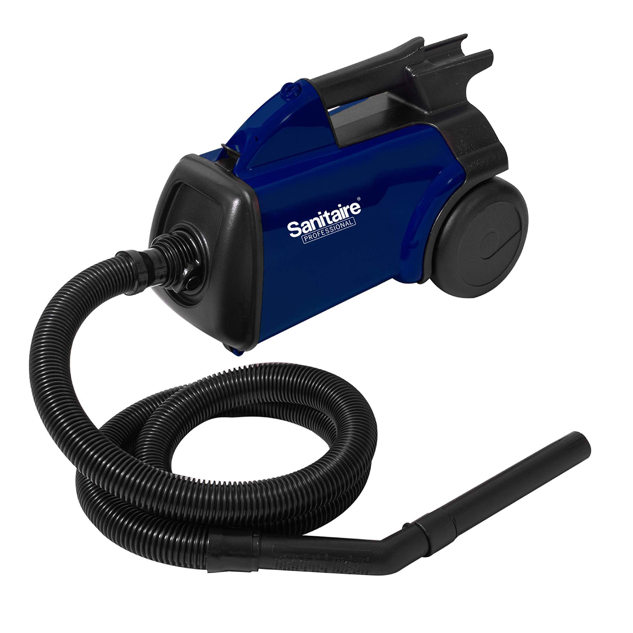 Sanitaire SL3681A Professional Compact Canister Vacuum Cleaner - Blue & Black | Eureka Whirlwind Bagless Canister Vacuum - Lightweight for Carpets & Hard Floors | Perfect for Home Cleaning, Pet Hair Removal & Office Maintenance