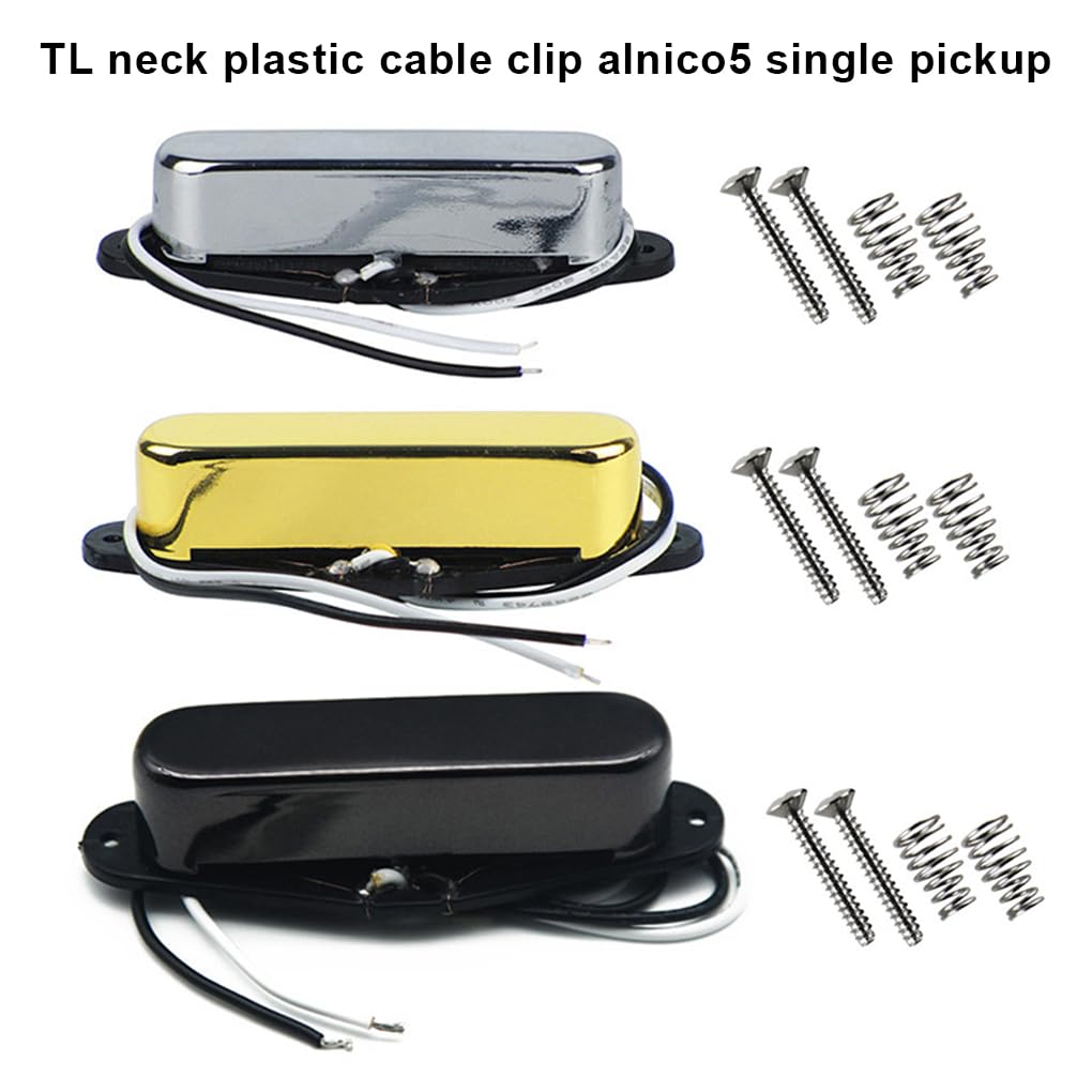 10 Pack Single Coil Guitar Pickups for Electric Guitar with Wires, Professional Music Instrument Upgrade, Silver Modified - Perfect for Recording, Live Performances & DIY Guitar Mods