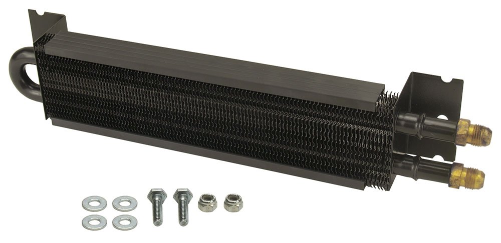 Derale 13223 Heavy-Duty Frame Rail Transmission Fluid Cooler Kit - Universal Fit for Trucks, SUVs & RVs - Improves Transmission Cooling & Performance for Towing, Off-Road & High-Performance Driving
