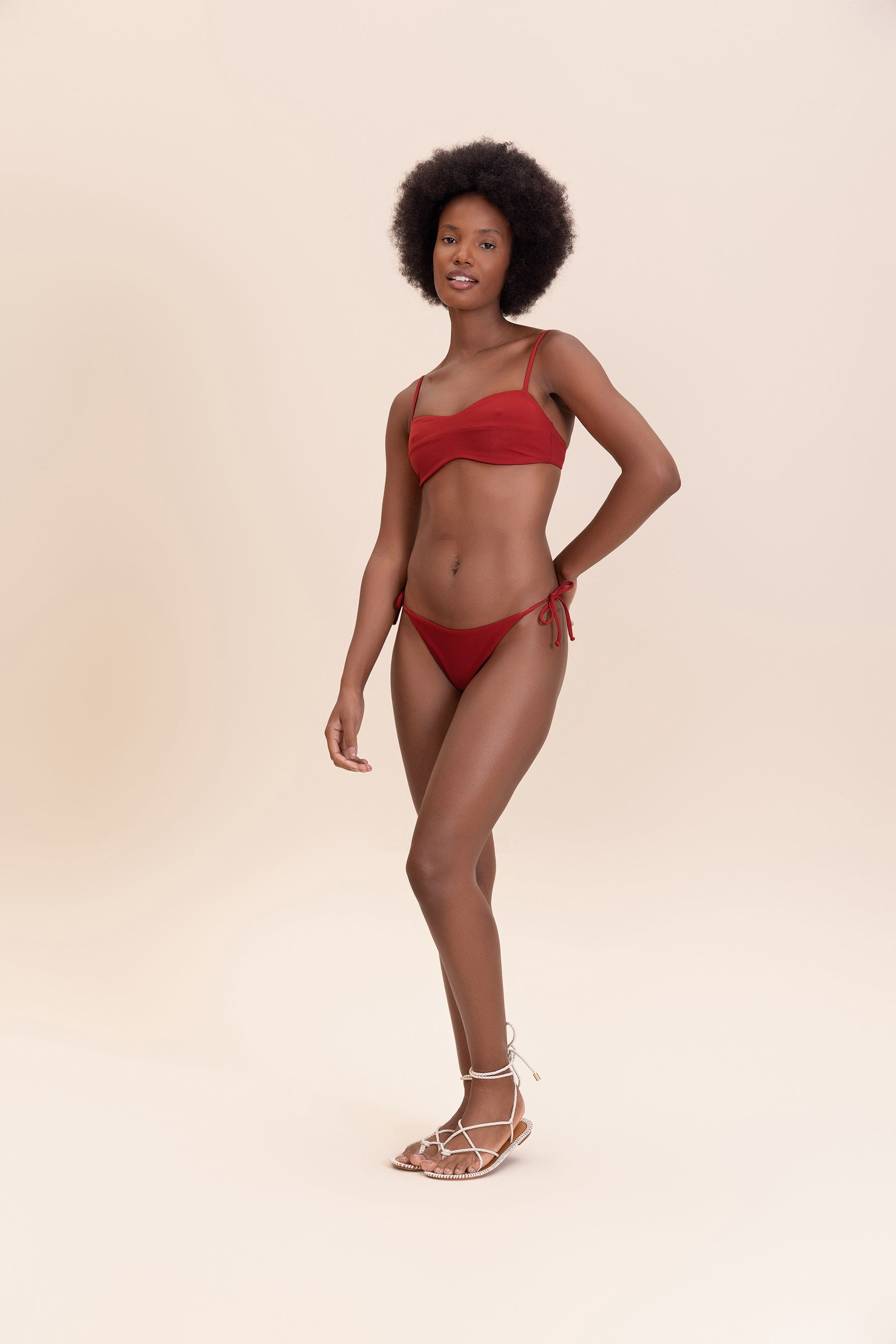 Sense® Tie Side Bikini Bottom - High Waisted Swimwear for Women, Adjustable Bikini Bottoms with Side Ties, Sexy Beachwear for Swimming, Sunbathing & Vacation