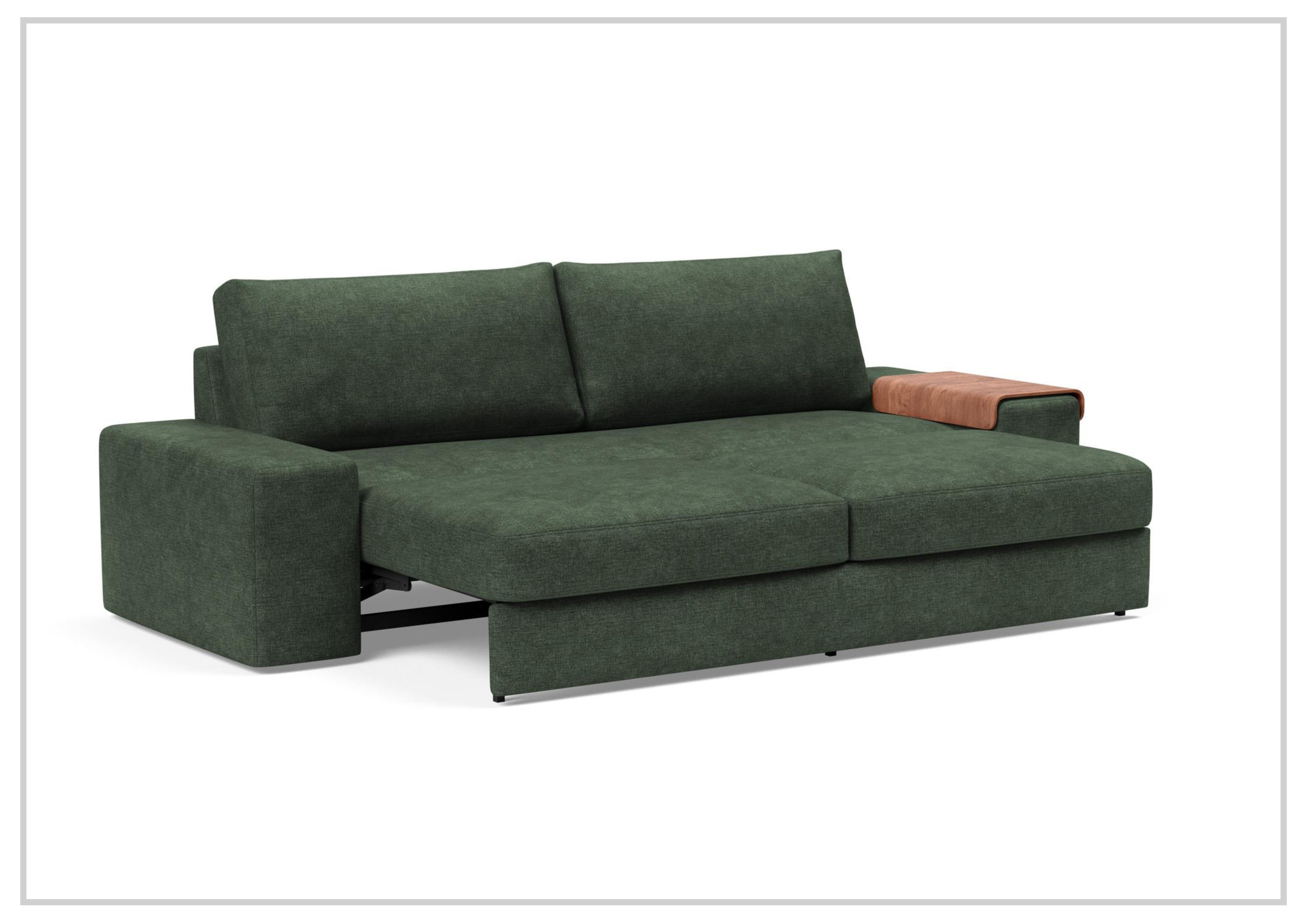 Innovation Living Vilander Full-Size Fabric Sofa Bed - Convertible Sleeper Sofa for Small Spaces, Guest Room & Apartment Living | Comfortable Modern Futon with Storage